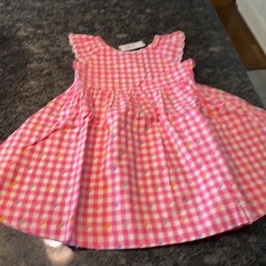 Brand new pink plaid dress!